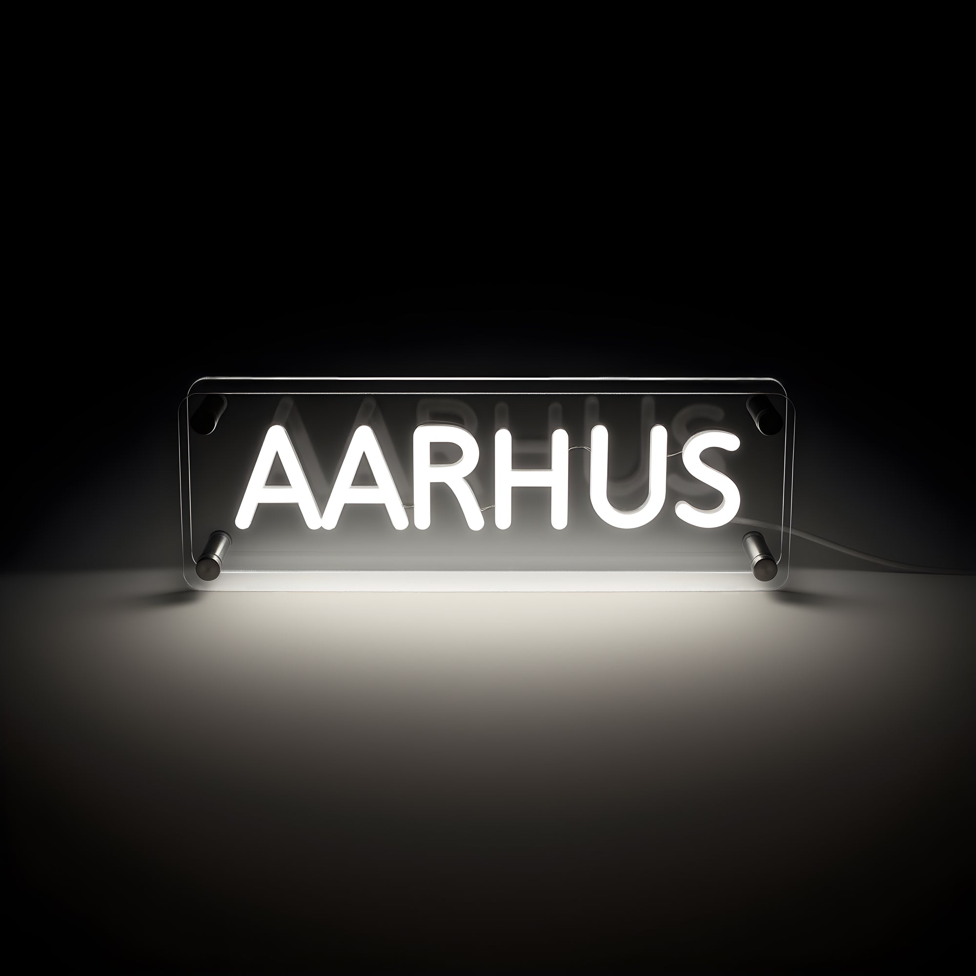 Århus LED Neon Box Bordlampe-Lightish-OutletLamper.dk