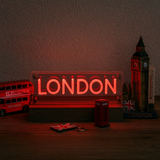 London LED Neon Box Bordlampe-Lightish-OutletLamper.dk