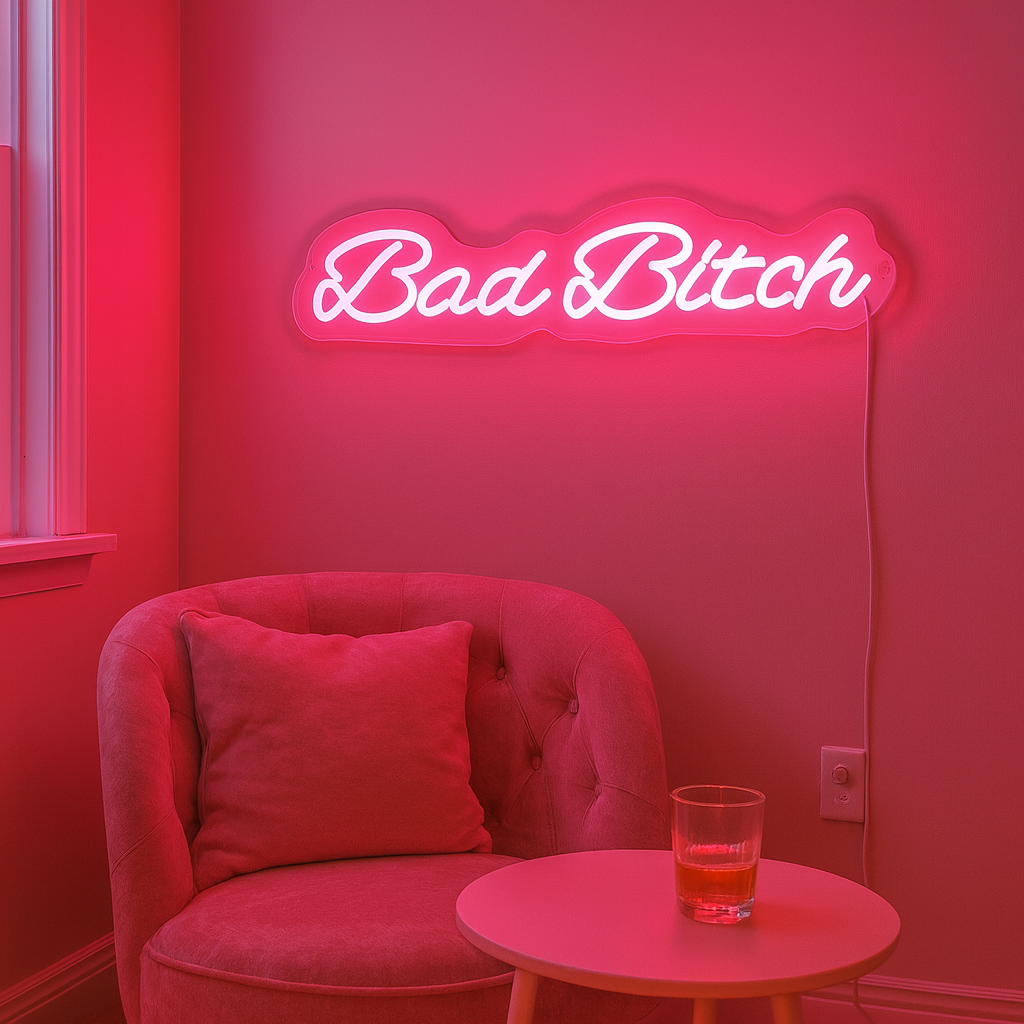 Bad Bitch Neon Væglampe