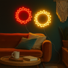Soleil Neon Væglampe Rød