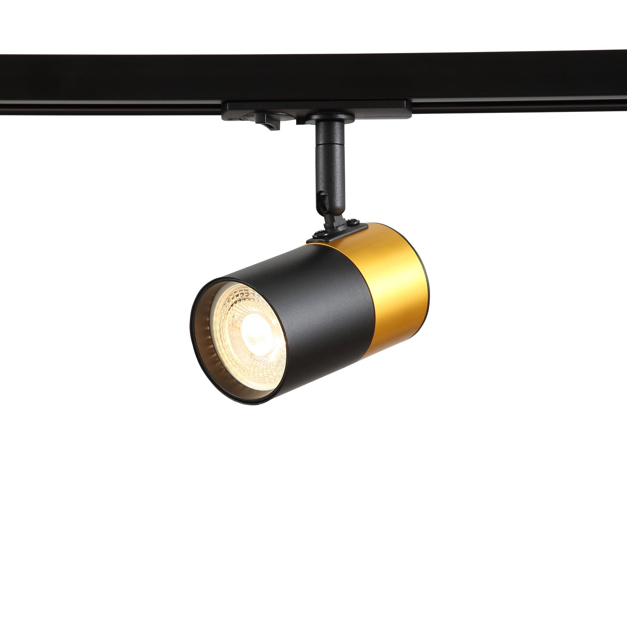 Prime Skinnespot GU10 Sort/Messing-Nordics Pro-OutletLamper.dk