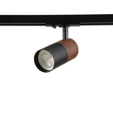 Noda Skinnespot GU10 Sort/Træ-Nordics Pro-OutletLamper.dk