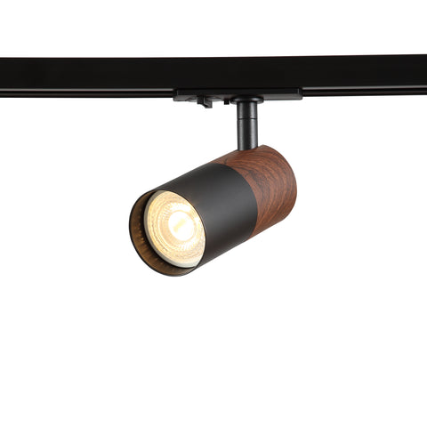 Noda Skinnespot GU10 Sort/Træ