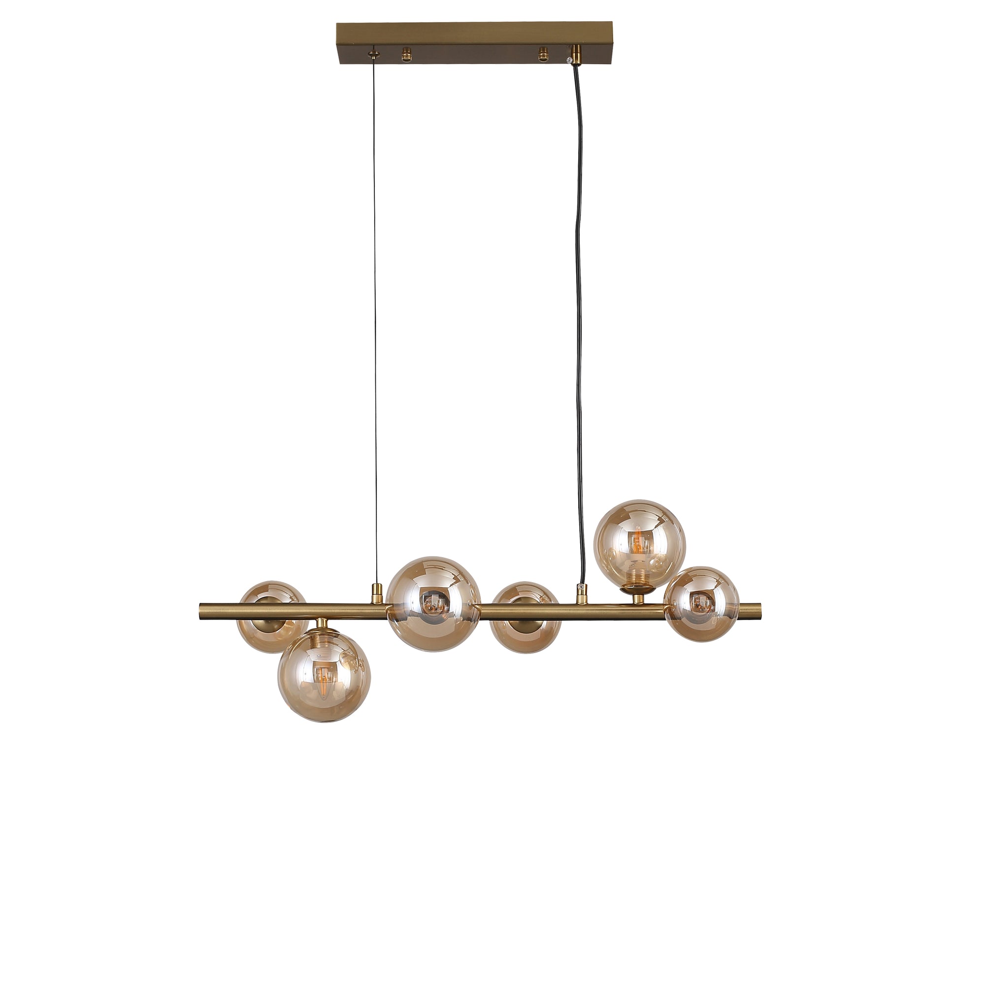Valencia Langbordspendel 63cm Messing/Amber-Nordic Seasons-OutletLamper.dk