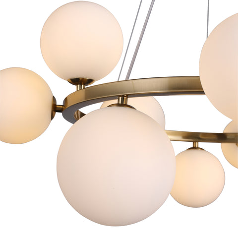 Valencia Lysekrone Messing/Opal