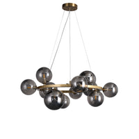 Valencia Lysekrone Messing/Smoke-Nordic Seasons-OutletLamper.dk