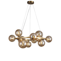 Valencia Lysekrone Messing/Amber-Nordic Seasons-OutletLamper.dk