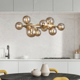 Valencia Lysekrone Messing/Amber-Nordic Seasons-OutletLamper.dk