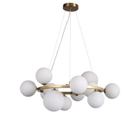 Valencia Lysekrone Messing/Opal-Nordic Seasons-OutletLamper.dk