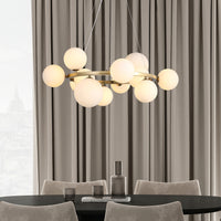Valencia Lysekrone Messing/Opal-Nordic Seasons-OutletLamper.dk