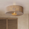 Braided Loftlampe Ø60 Raw White