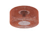 Braided Loftlampe Ø46 Earth Red