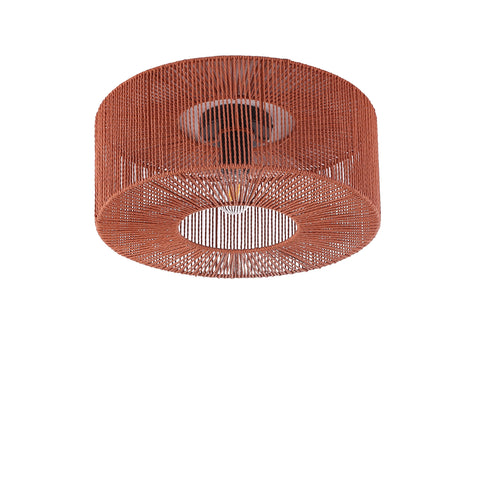 Braided Loftlampe Ø46 Earth Red