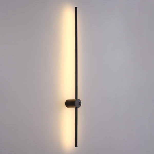 Retta LED Væglampe Sort 80cm