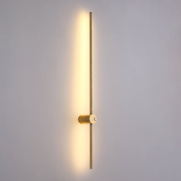 Retta LED Væglampe Messing 100cm