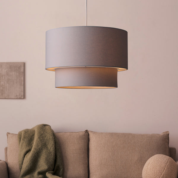 Twice Pendel Ø45 Grå