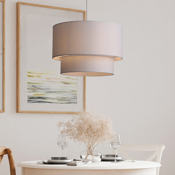 Twice Pendel Ø45 Råhvid