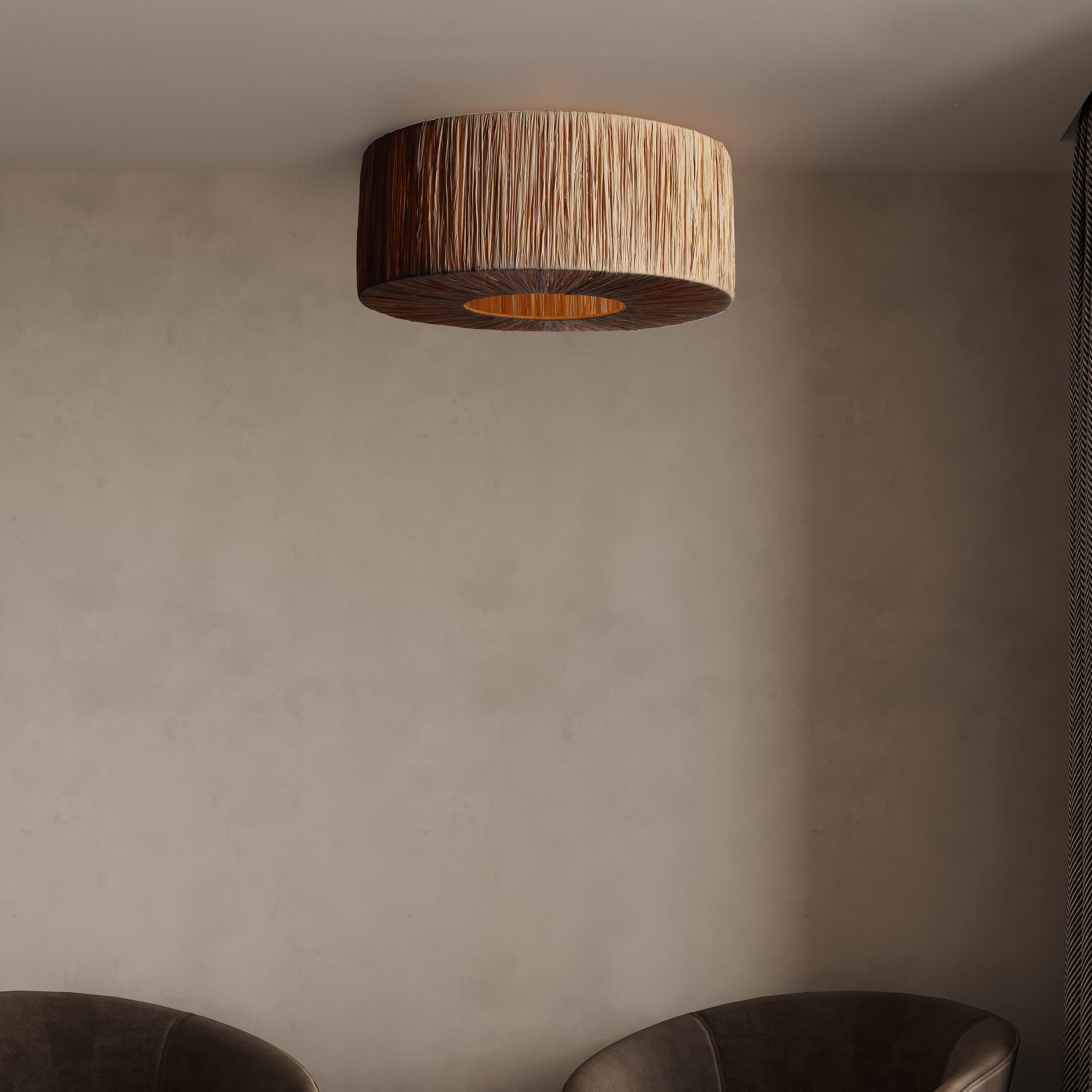 Raffia Loftlampe Ø46-Nordic Seasons-OutletLamper.dk