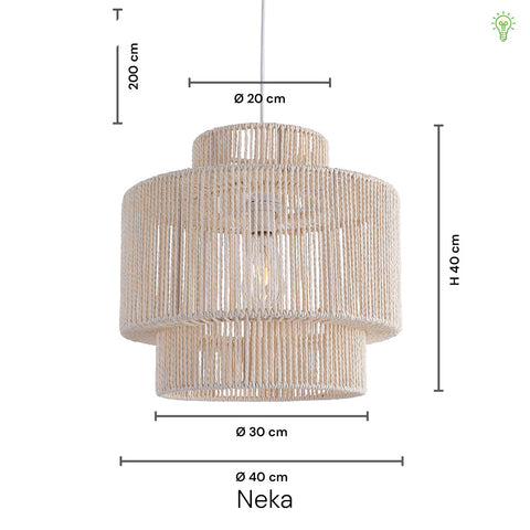 Neka Pendel Raw White