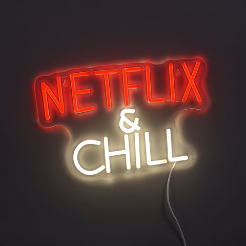 Netflix & Chill Neon Væglampe
