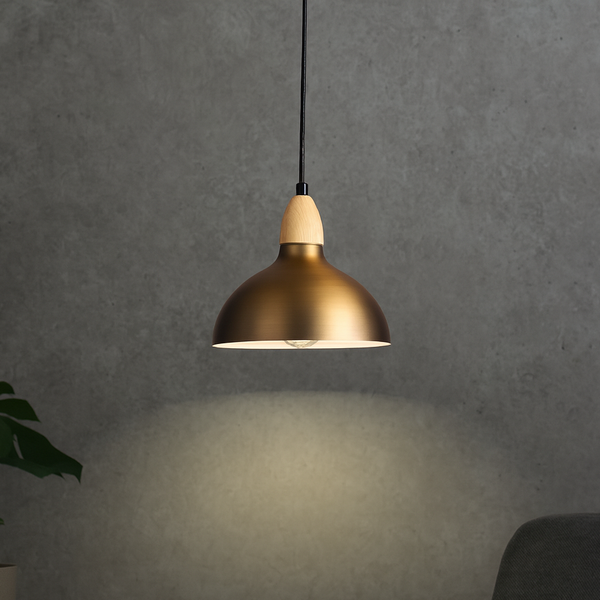 Oak Ø19 Børstet Messing