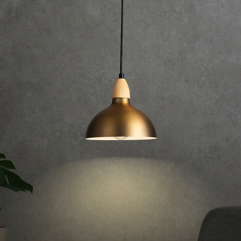 Oak Ø19 Børstet Messing