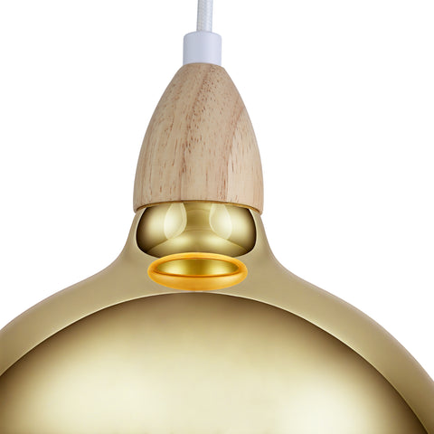 Oak Pendel Ø19 Klar Messing