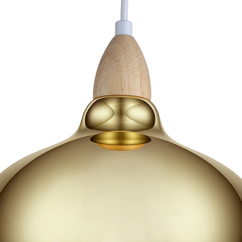 Oak Pendel Ø24 Klar Messing