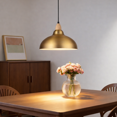 Oak Pendel Ø35 Børstet Messing-Nordic Seasons-OutletLamper.dk