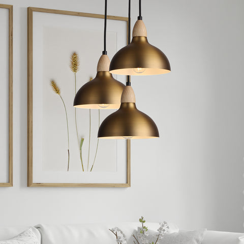 Oak Ø19 Børstet Messing