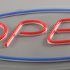 Open Neon Væglampe