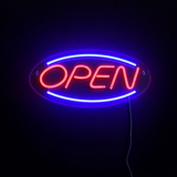 Open Neon Væglampe