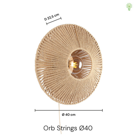 Orb Strings Væglampe Ø40