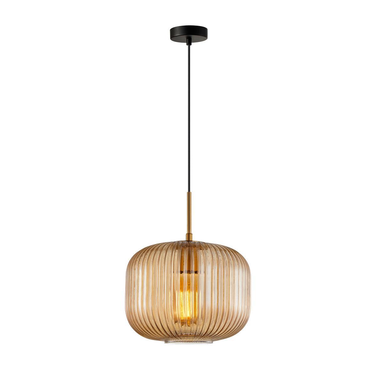 Gavino Pendel Amber-ITALUX-OutletLamper.dk