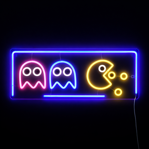 Pacman Neon Væglampe