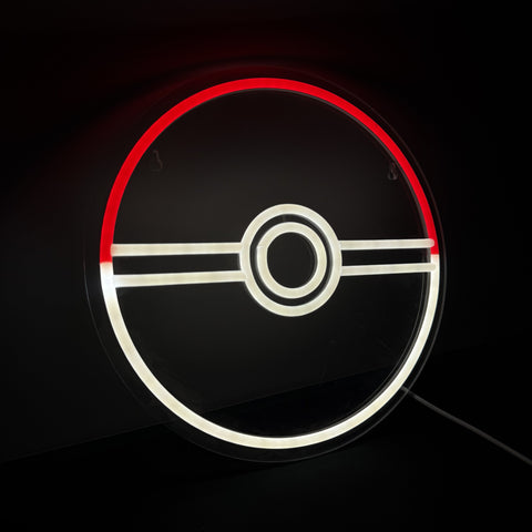 Pokéball Neon Væglampe