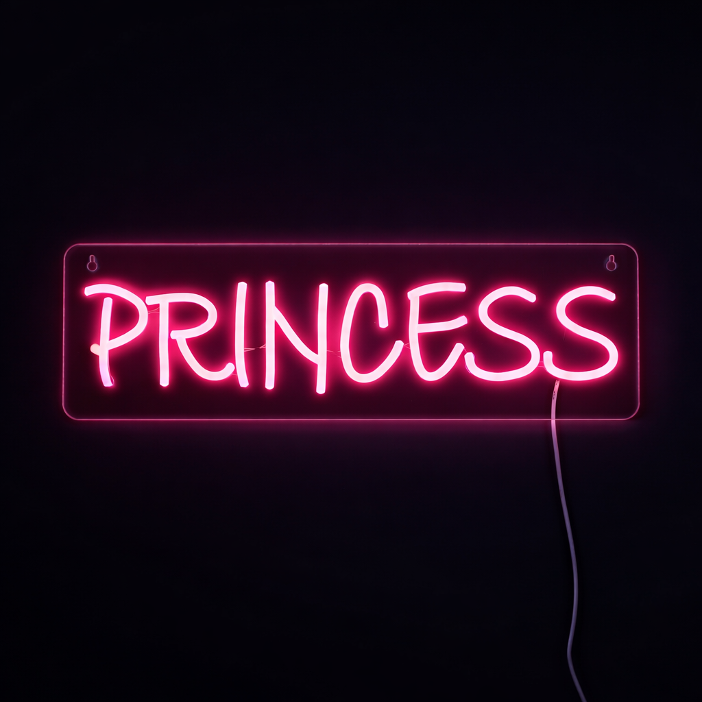 Princess Neon Væglampe