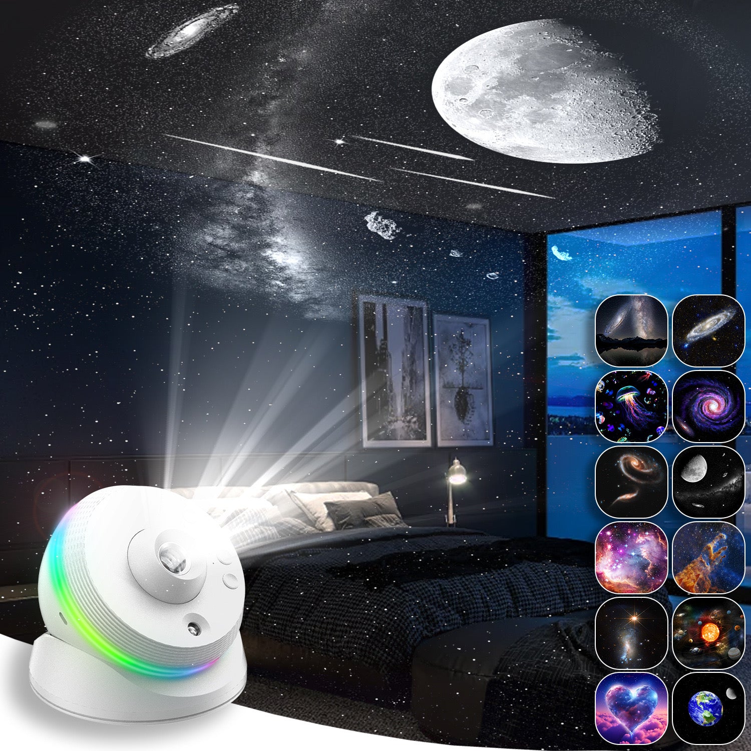 Sky LED Projector RGB-Lightish-OutletLamper.dk