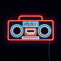 Radio Neon Væglampe