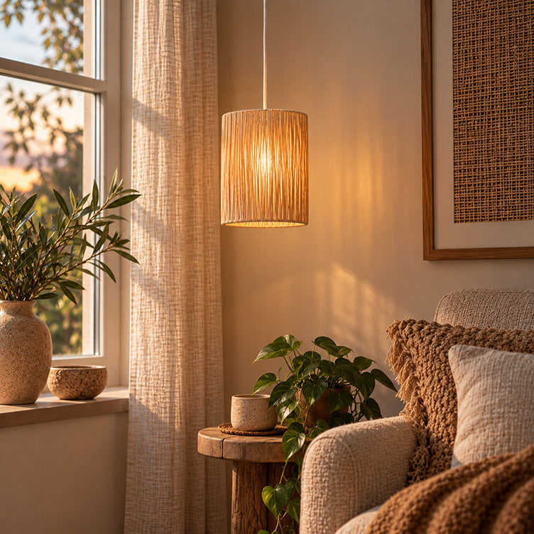 Raffia Pendel Ø15