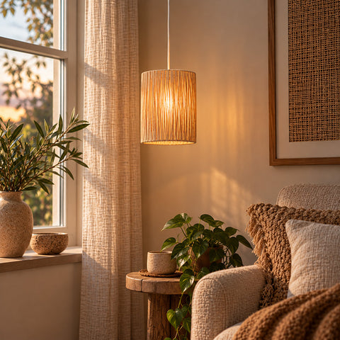 Raffia Pendel Ø15
