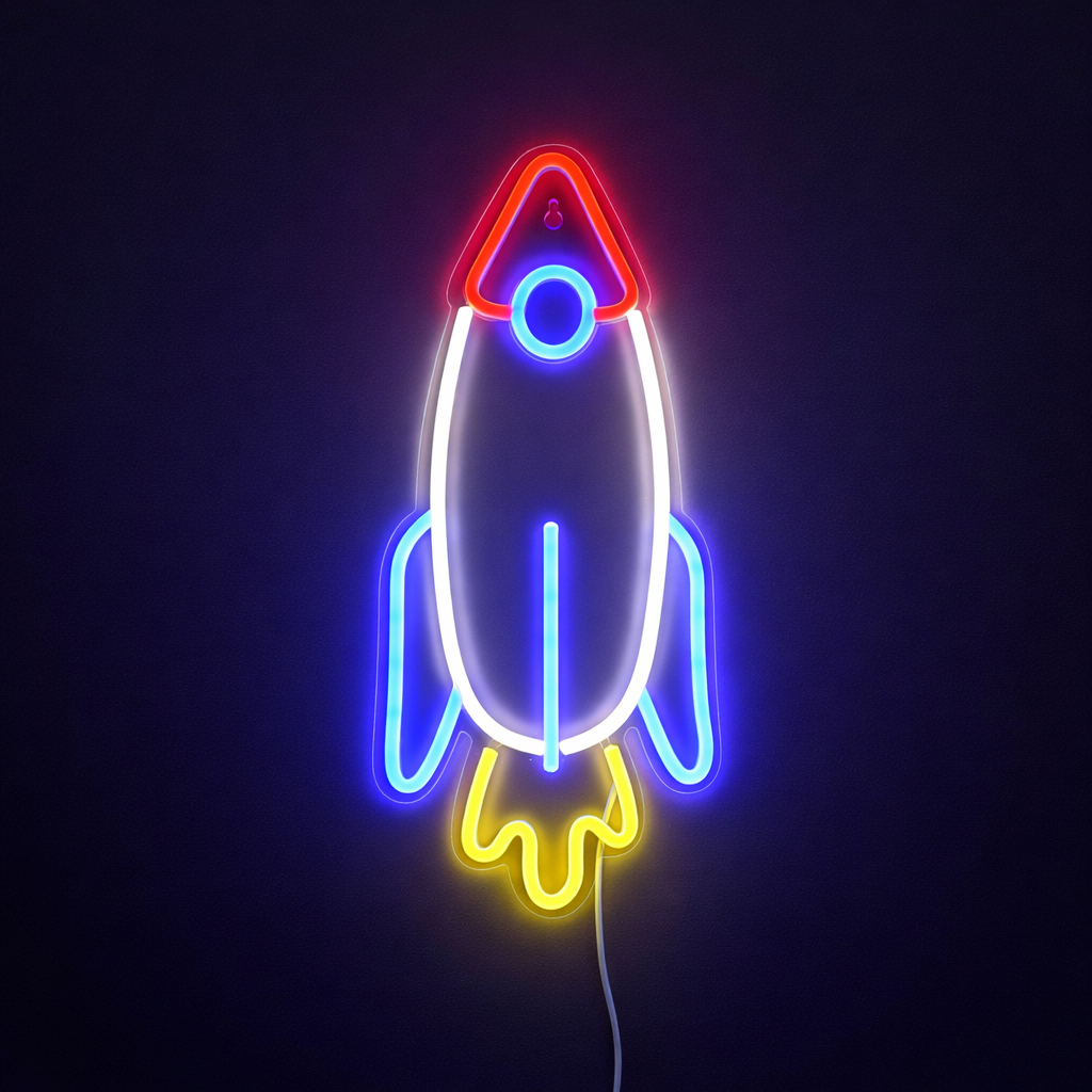 Rocket Neon Væglampe