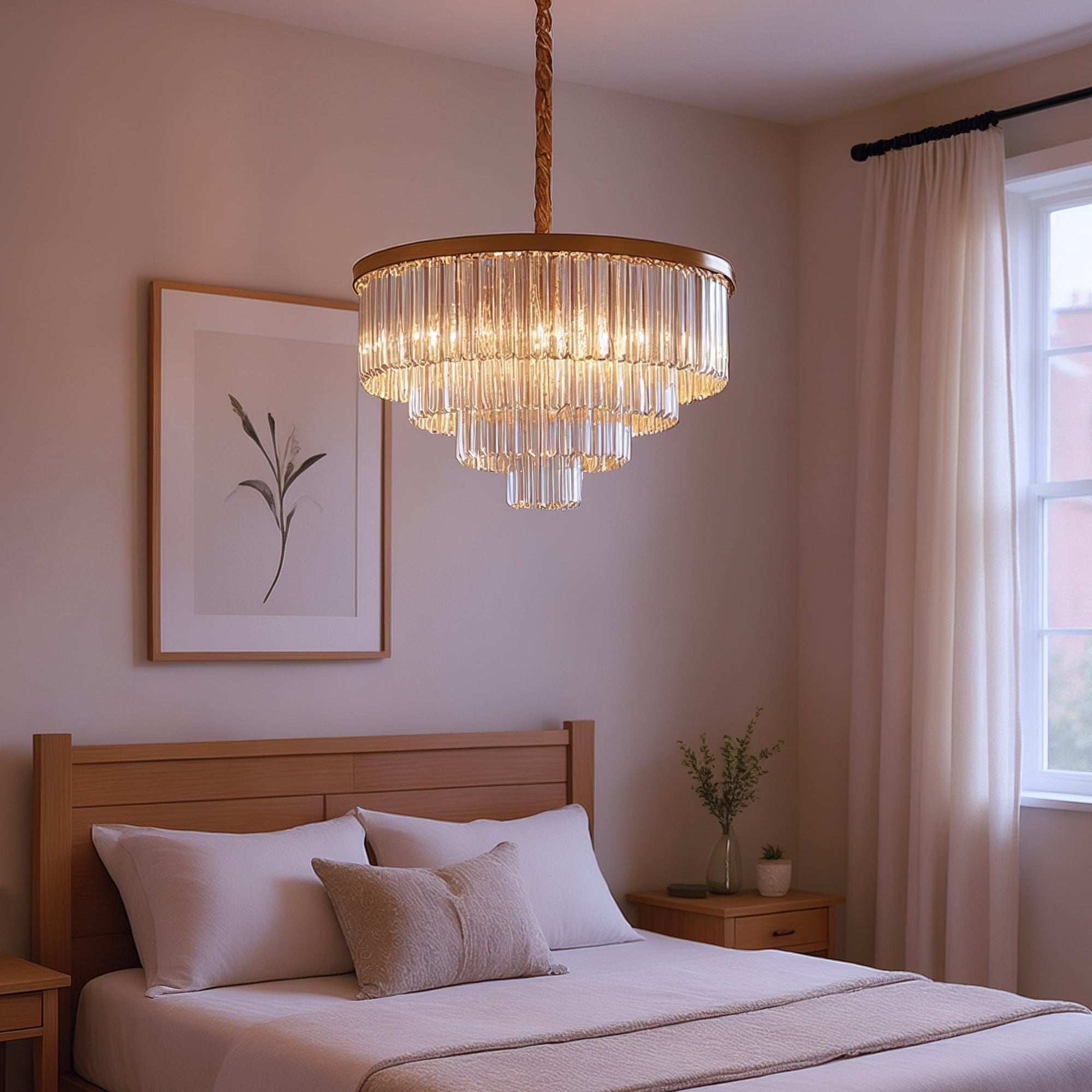 Santorini Lysekrone Ø80 Klar-Nordic Seasons-OutletLamper.dk
