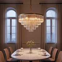 Santorini Lysekrone Ø80 Amber-Nordic Seasons-OutletLamper.dk