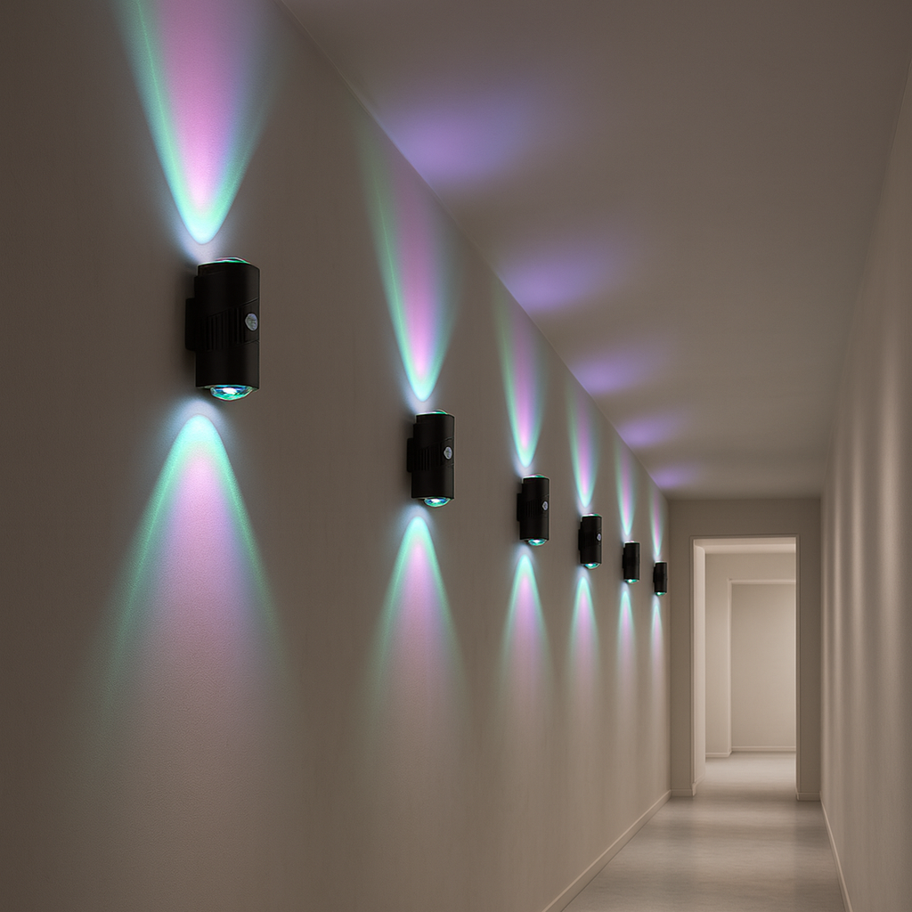 Daisy Trådløs Sensor Lampe Sort RGB-Lightish-OutletLamper.dk