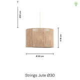 Strings Jute Pendel Ø30