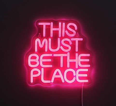 This Must Be The Place Neon Væglampe