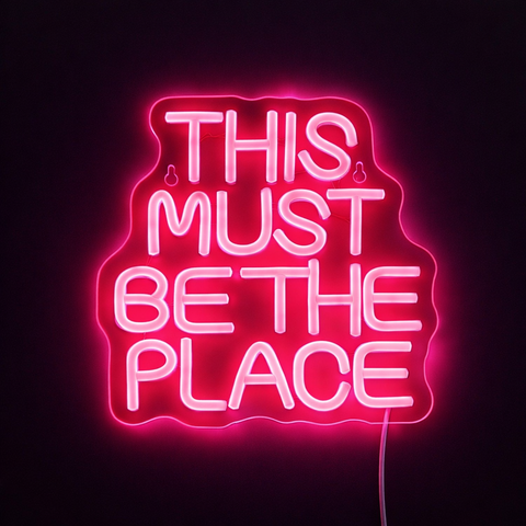 This Must Be The Place Neon Væglampe