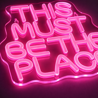 This Must Be The Place Neon Væglampe
