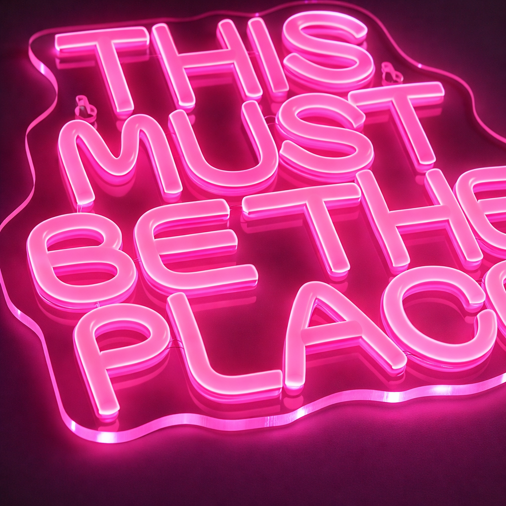 This Must Be The Place Neon Væglampe